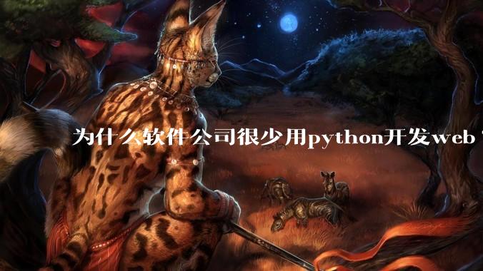 为什么软件公司很少用python开发web?